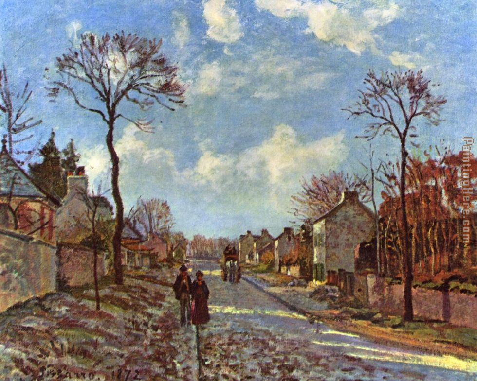 Camille Pissarro Rue de Louveciennes 1872